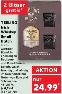 Kaufland TEELING Irish Whiskey Small Batch Angebot