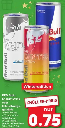Kaufland RED BULL Energy Drink oder Erfrischungsgetränk Angebot
