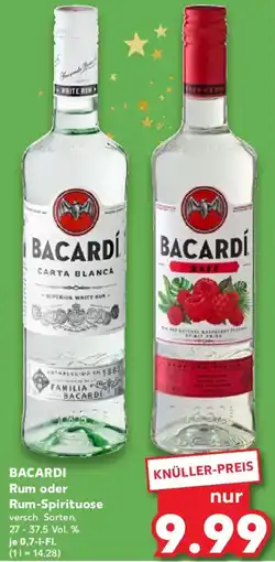 Kaufland BACARDI Rum oder Rum-Spirituose Angebot