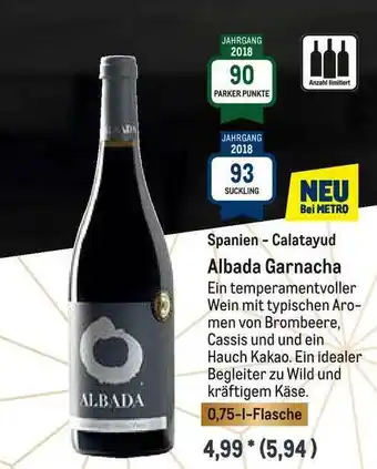 METRO Albada Garnacha Angebot