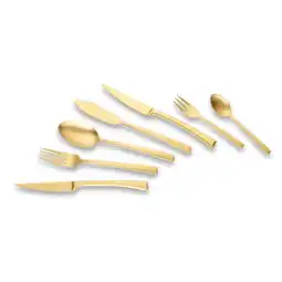 Netto Marken-Discount Echtwerk Tafelbesteck Avelino - 42 tlg - Gold-Edition Angebot