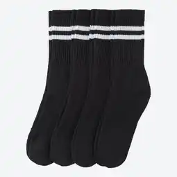 NKD Herren-Tennissocken mit Streifen, 4er-Pack Angebot