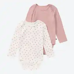 NKD Baby-Mädchen-Body mit Doppel-Knopfleiste, 2er-Pack Angebot