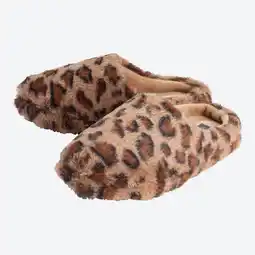NKD Damen-Hausschuhe mit Leopardenmuster Angebot
