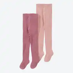 NKD Baby-Mädchen-Strumpfhose mit Glitzer-Effekt, 2er-Pack Angebot