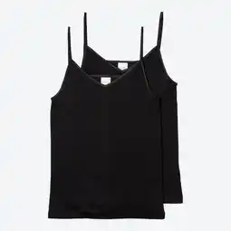 NKD Damen-Unterhemd mit Spaghettiträgern, 2er-Pack Angebot