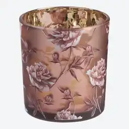 NKD Kerzenglas mit Rosen-Design in verschiedenen Größen Angebot