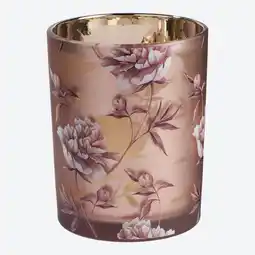 NKD Kerzenglas mit Rosen-Design in verschiedenen Größen Angebot