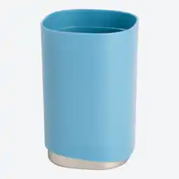 NKD Zahnputzbecher mit verchromtem Boden, Ø ca. 7,3 cm Angebot