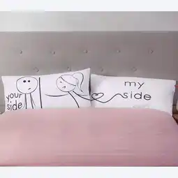 NKD Kissenbezug mit Aufdruck, 2er-Pack, ca. 40x80 cm Angebot