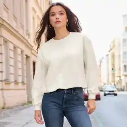 NKD Damen-Sweatshirt mit Ballon-Optik am Saum Angebot