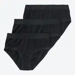 NKD Damen-Taillenslip mit dekorativem Rand, 3er-Pack Angebot