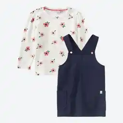 NKD Baby-Mädchen-Kleid-Set mit Blumen, 2-teilig Angebot