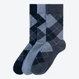 NKD Herren-Socken mit Argyle-Muster, 3er-Pack Angebot