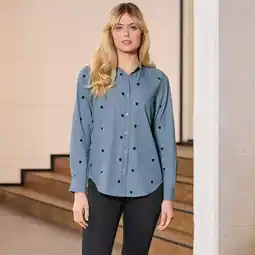 NKD Damen-Bluse mit Herz-Stickerei Angebot