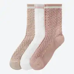 NKD Damen-Socken mit Strukturmuster, 3er-Pack Angebot