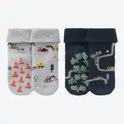 NKD Baby-Jungen-ABS-Socken mit Umschlag, 2er-Pack Angebot