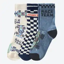 NKD Kinder-Jungen-Socken mit Rennauto-Motiv, 3er-Pack Angebot