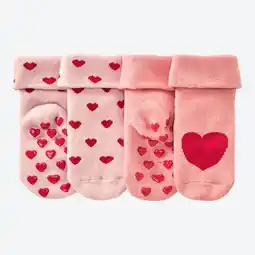 NKD Baby-ABS-Socken mit Herz-Motiv, 2er-Pack Angebot