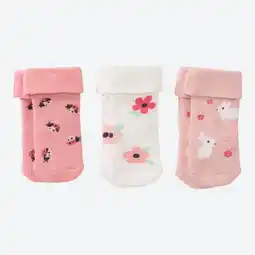 NKD Baby-Mädchen-Frottee-Socken, 3er-Pack Angebot