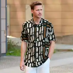 NKD Herren-Kurzarmhemd mit All-Over-Bedruckung Angebot