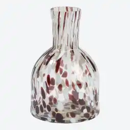 NKD Vase aus Glas mit Maserung, ca. 11x11x16 cm Angebot