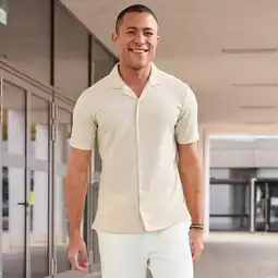 NKD Herren-Kurzarmhemd mit Waffeloptik Angebot