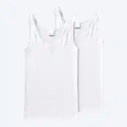 NKD Damen-Unterhemd aus Baumwolle, 2er-Pack Angebot