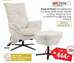 Opti Wohnwelt opti living Sessel mit Hocker Angebot