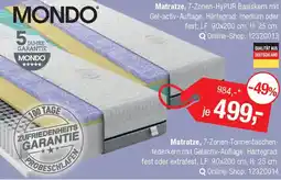 Opti Wohnwelt MONDO Matratze Angebot