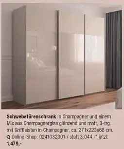 Opti Wohnwelt Schwebetürenschrank Angebot