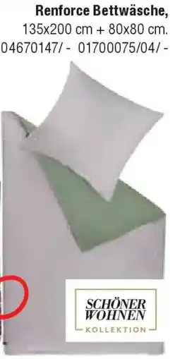 Opti Wohnwelt SCHÖNER WOHNEN Renforce Bettwäsche Angebot