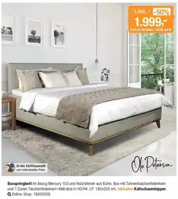 Opti Wohnwelt Ole Peterson Boxspringbett Angebot