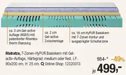 Opti Wohnwelt MONDO Matratze Angebot