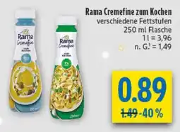 diska Rama Cremefine zum Kochen Angebot