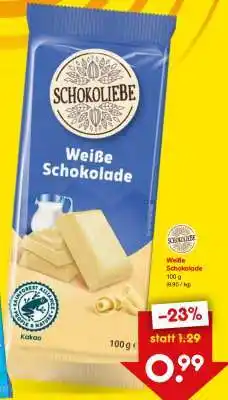Netto Marken-Discount Weiße Schokolade Angebot