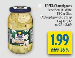 diska EDEKA Champignons Angebot