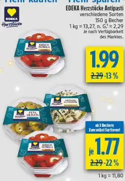 diska EDEKA Herzstücke Antipasti Angebot