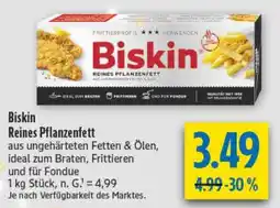diska Biskin Reines Pflanzenfett Angebot