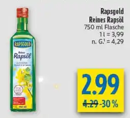 diska Rapsgold Reines Rapsöl Angebot
