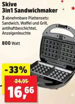 Thomas Philipps Skive 3in1 Sandwichmaker Angebot