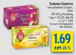 diska Teekanne Ländertee Angebot