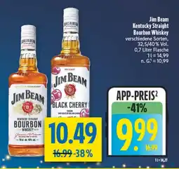 diska Jim Beam Kentucky Straight Bourbon Whiskey Angebot