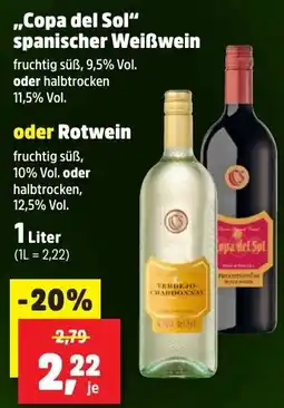 Thomas Philipps ,,Copa del Sol" spanischer Weißwein oder Rotwein Angebot
