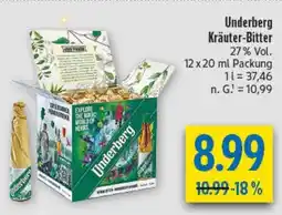 diska Underberg Kräuter-Bitter Angebot