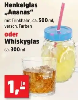Thomas Philipps Henkelglas ,,Ananas" oder Whiskyglas Angebot