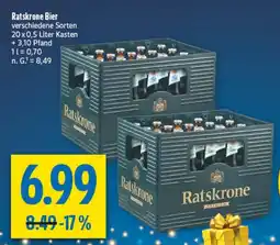 diska Ratskrone Bier Angebot