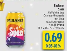 diska Paulaner Spezi Angebot