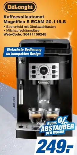 expert Techno Land DeLonghi Kaffeevollautomat Magnifica S ECAM 20.116.B Angebot