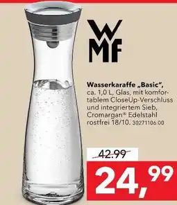 Schaffrath Wmf wasserkaraffe „basic“ Angebot